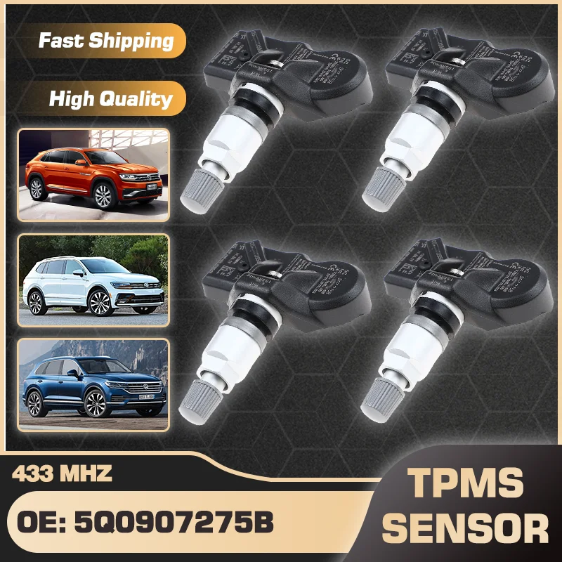 

Car Tire Pressure Sensor For Volkswagen Teramont VW Tiguan VW Touareg VW Touran VW Transporter 2012-2020 5Q0907275B 5Q0907275