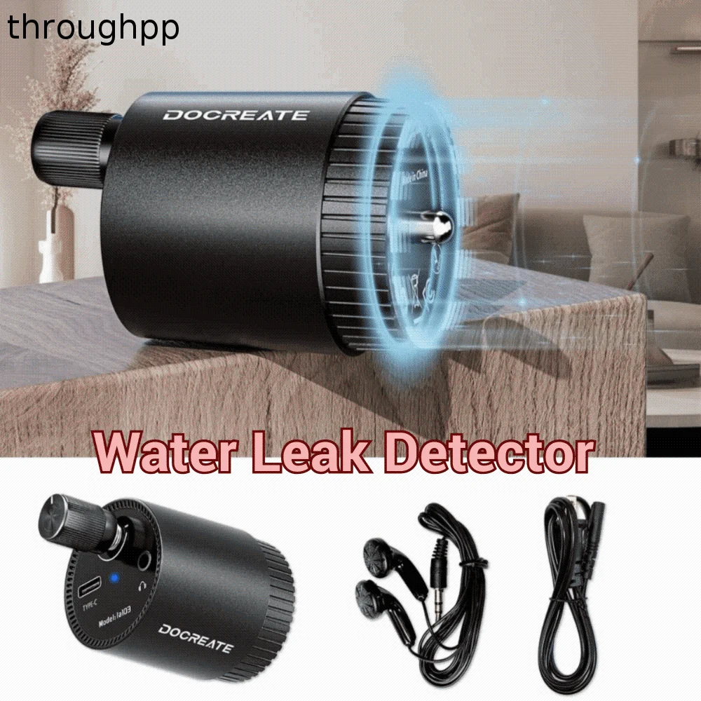 High Sensitive Water Leak Detector Accuracy Compact Multi-functional Sound Detector Quickly Located Practical