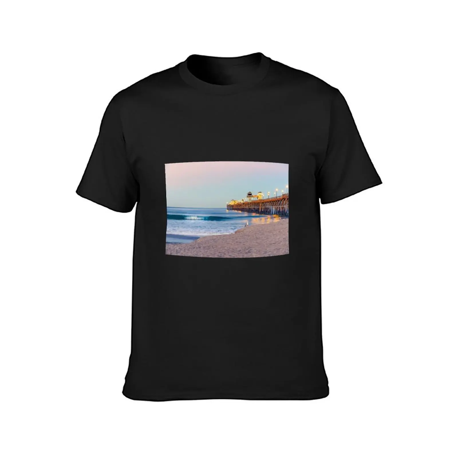 Serenity At Sunrise - Oceanside, California T-Shirt vintage clothes kawaii clothes mens clothing