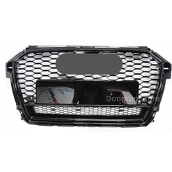 Car Front Bumper Grille Grill for Audi RS1 for A1/S1 Grill 2015 2016 2017 2018 （Refit for RS1 Style）Car Accessories tools