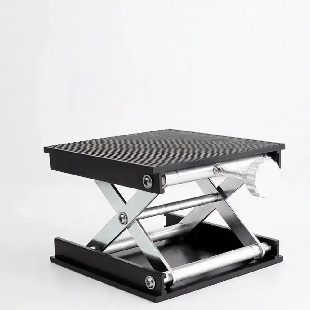 Mini Aluminum Lifting Table Manual Height Adjusting Stand Lab Equipment Support For Infrared Laser Calibration Tool