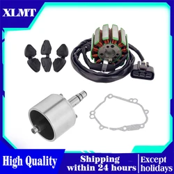 Motorcycle Generator Stator Coil & Flywheel Rotor & Cover Gasket & Seal Rubber For Yamaha YZF-R1 FZ8 FZ8N FZ8S FZ1 FZ1-N FZ1-S