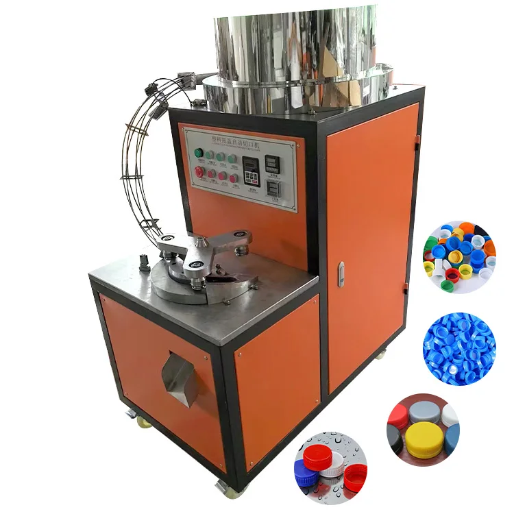 High-Speed Automatic Plastic Bottle Cap Cutting & Slitting Machine Competitive Price