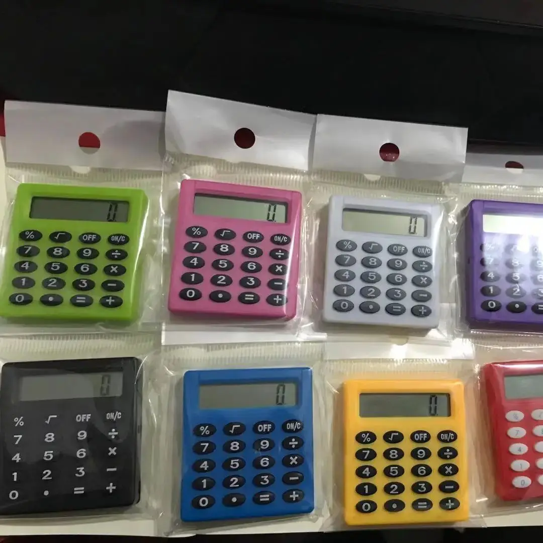 آلة حاسبة صغيرة للجيب الكرتوني، آلة حاسبة محمولة باليد من نوع الجيب، آلة حاسبة للعملات المعدنية، آلة حاسبة مكتبية للمدرسة
