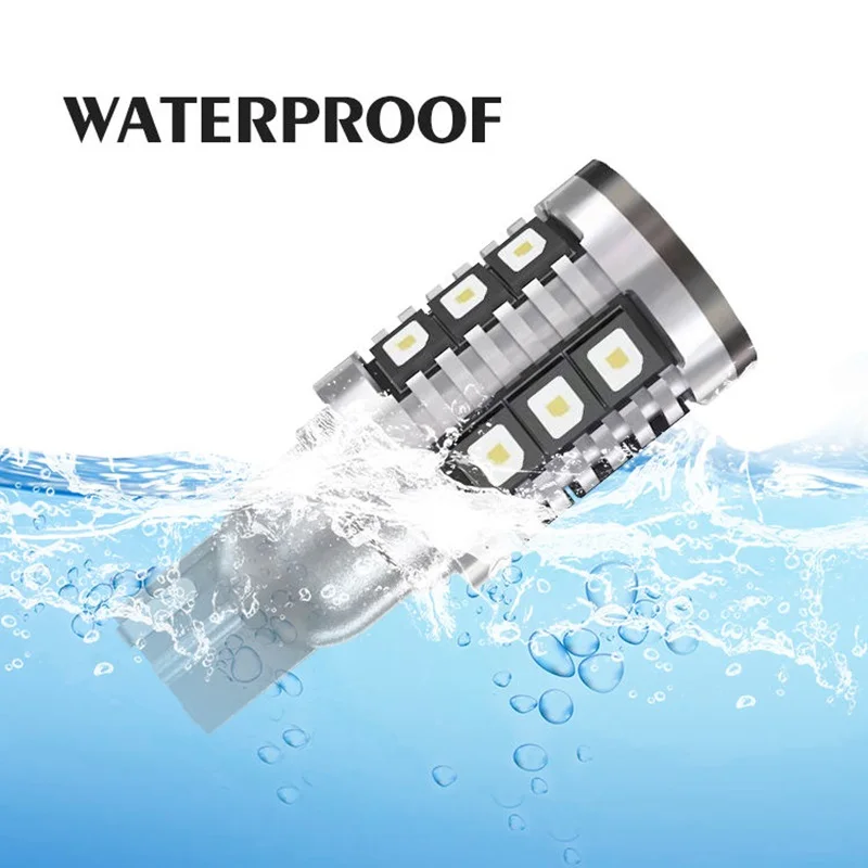 T15 LED Back up Light Bulb CANBUS Error Free 3838 Chip 16SMD For OSRAM PW24W W16W Brake Light Backup Reverse Tail Light 12V view 5