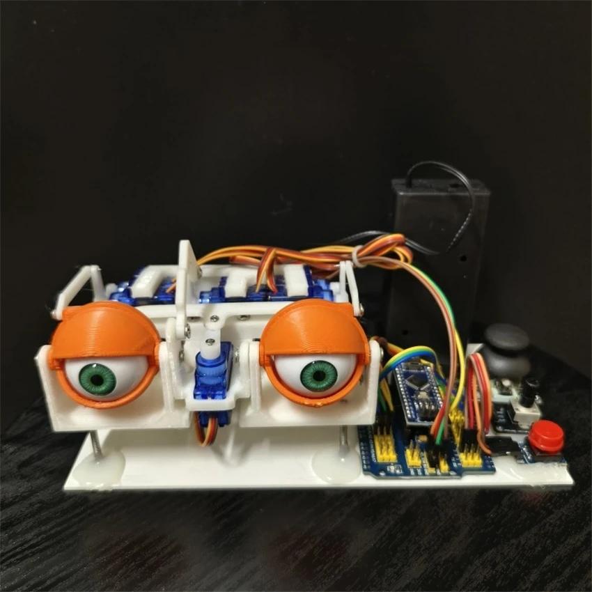 mechanical-mobile-robot-bionic-eye-programmable-simulation-eye-machine-biomimetic-eye-for-arduino-bionic-robot-program-toy-kit