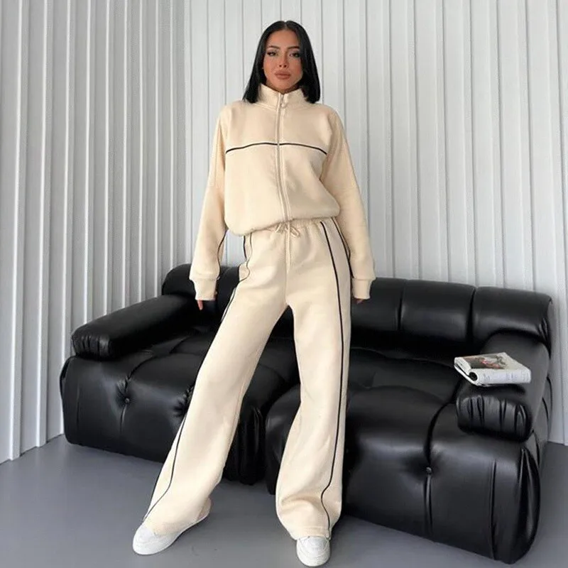 

Женский повседневный спортивный костюм Faion 2025, комплект из двух предметов, удобная дышащая спортивная одежда на осенний сезон