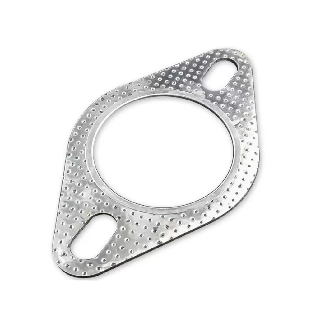 2pcs Ultra Seal Car Exhaust Gasket Auto Accessories Two Holes 2/2.5/3 Inch Exhaust Downpipe Gasket Muffler