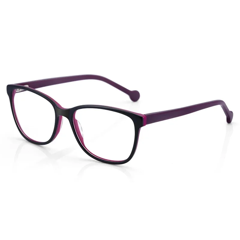 ZENOTTIC Fashion Acetate Prescription Eyeglasses Progressive Optical Glasses For Women Anti Blue Light Protection Myopia Eyewear