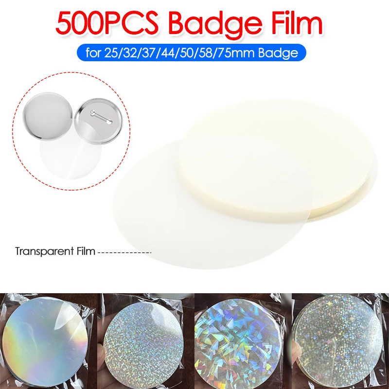 100 stuks badgefilm PVC materiaal patroon bescherming brede toepassing