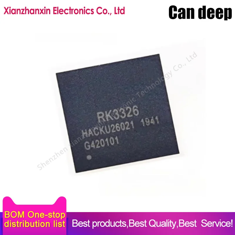 1PCS/LOT RK3326 BGA418 Multimedia processing chip