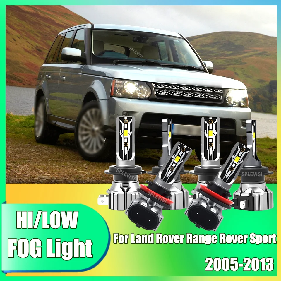 

All-Weather Use LED Headlights Fog Lamp rainy foggy day For Land Rover Range Rover Sport 2005 2006 2007 2008 2009 2010 2011-2013