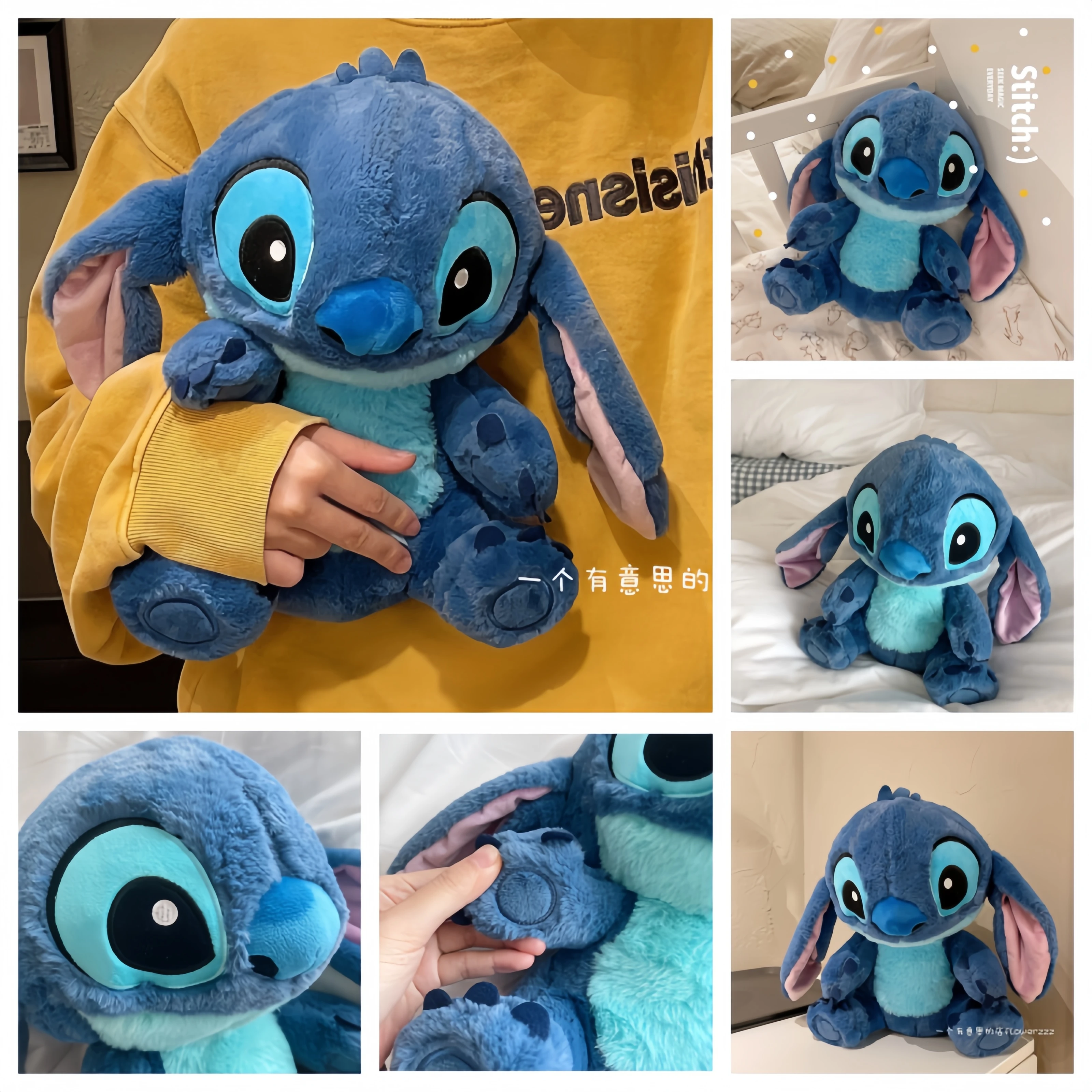 

Disney Peluches Lilo & Stitch Couple Models Plush Stitch Baby Movie Cartoon Model Doll Children Action Figures Stuffed Toys Gift
