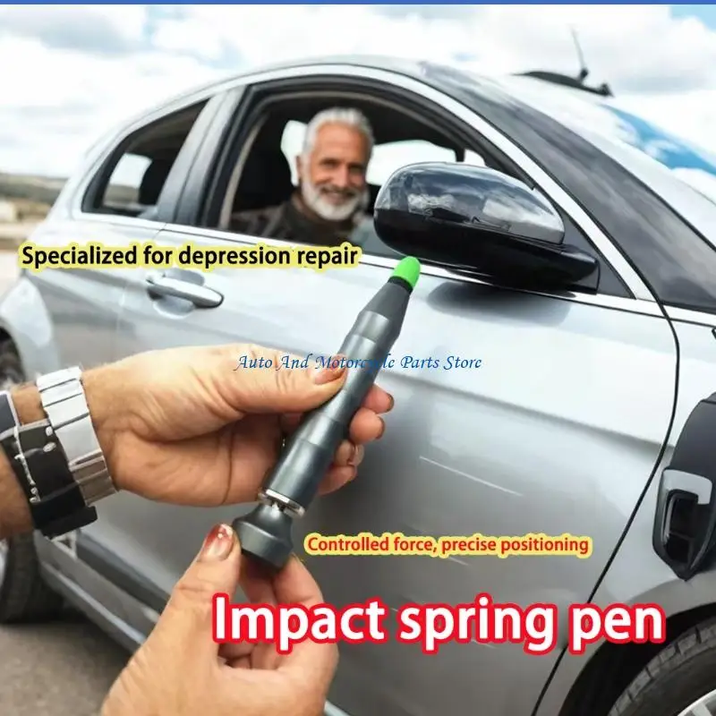 Caneta para redespertar com cabeça verde para reparo carroceria motocicleta