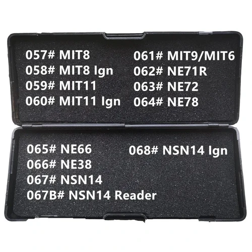 57-68 LiShi 2 en 1 MIT8 MIT11 MIT9 MIT6 NE71R NE72 NE78 NE66 NE38 NSN14 lector herramientas de cerrajero para todo tipo
