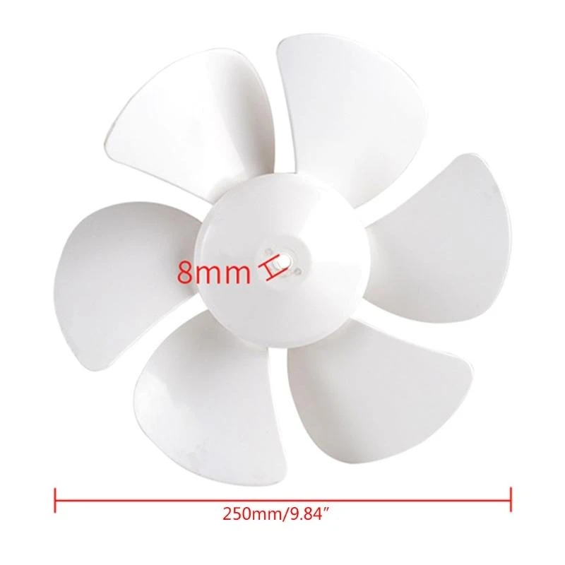 Reemplazo cuchillas ventilador plástico, 6 pulgadas 6 pulgadas 10 pulgadas 12 pulgadas reemplazo cuchilla