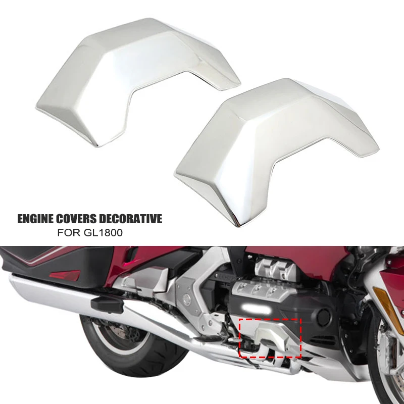 

2023 хром чехол двигателя для Honda Goldwing GL 1800 GL1800 Gold Wing 1800 Tour 2018-2022 2021 аксессуары для мотоциклов
