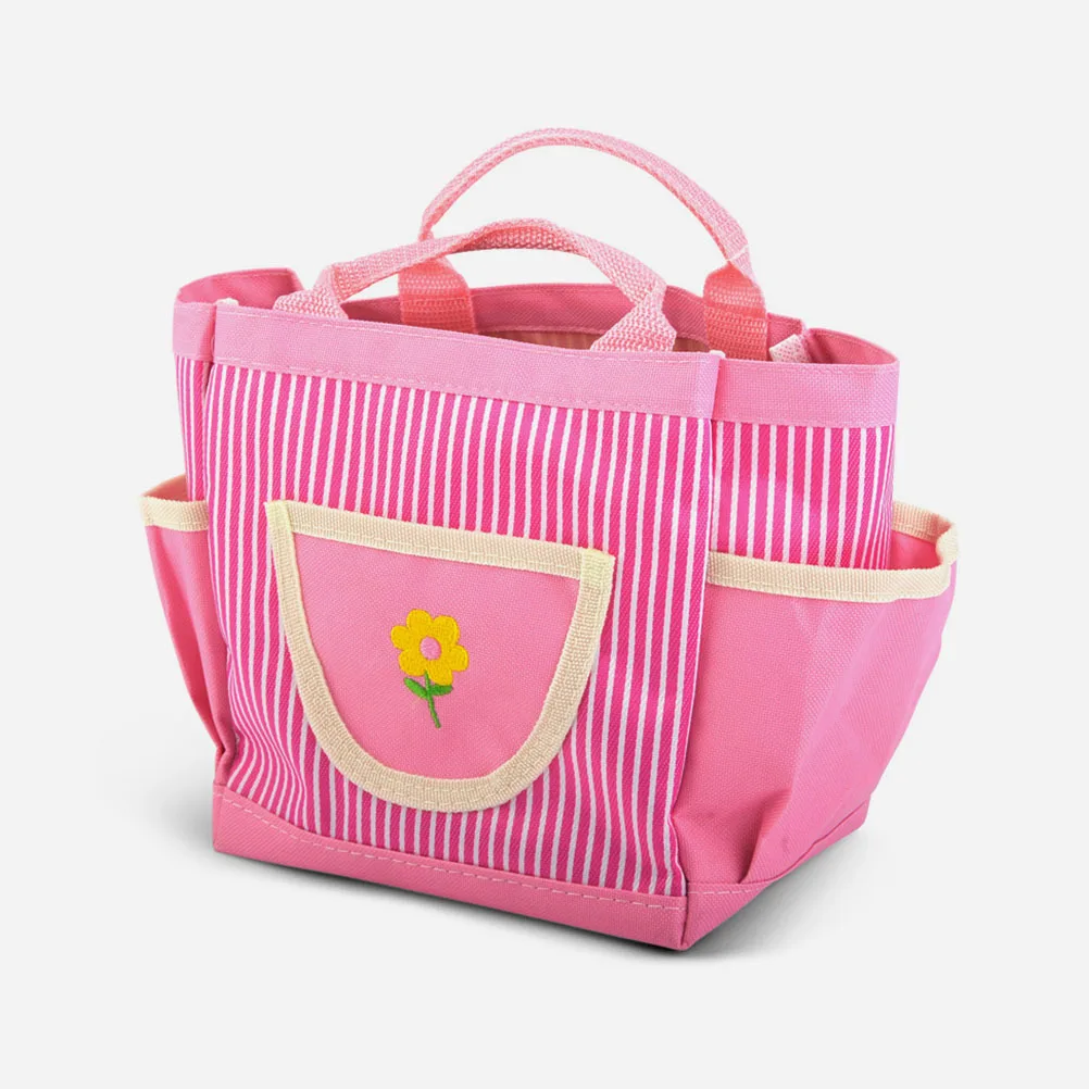 1세트 미니 정원 도구 세트 어린이용 삽 갈퀴 물뿌리개 내구성 가벼운 어린이 꽃 채소 심기 키트