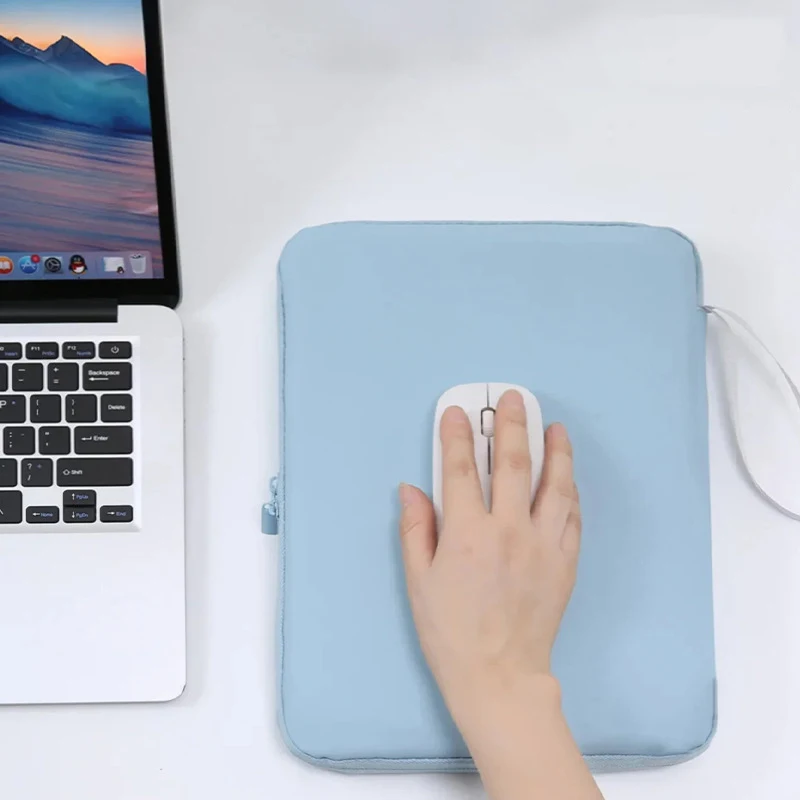حافظة واقية للكمبيوتر اللوحي بشعار قابل للتخصيص، مقاومة للماء، محمولة، طبقة وسادة سميكة، جيب شبكي لهدية الشركات الآمنة #6