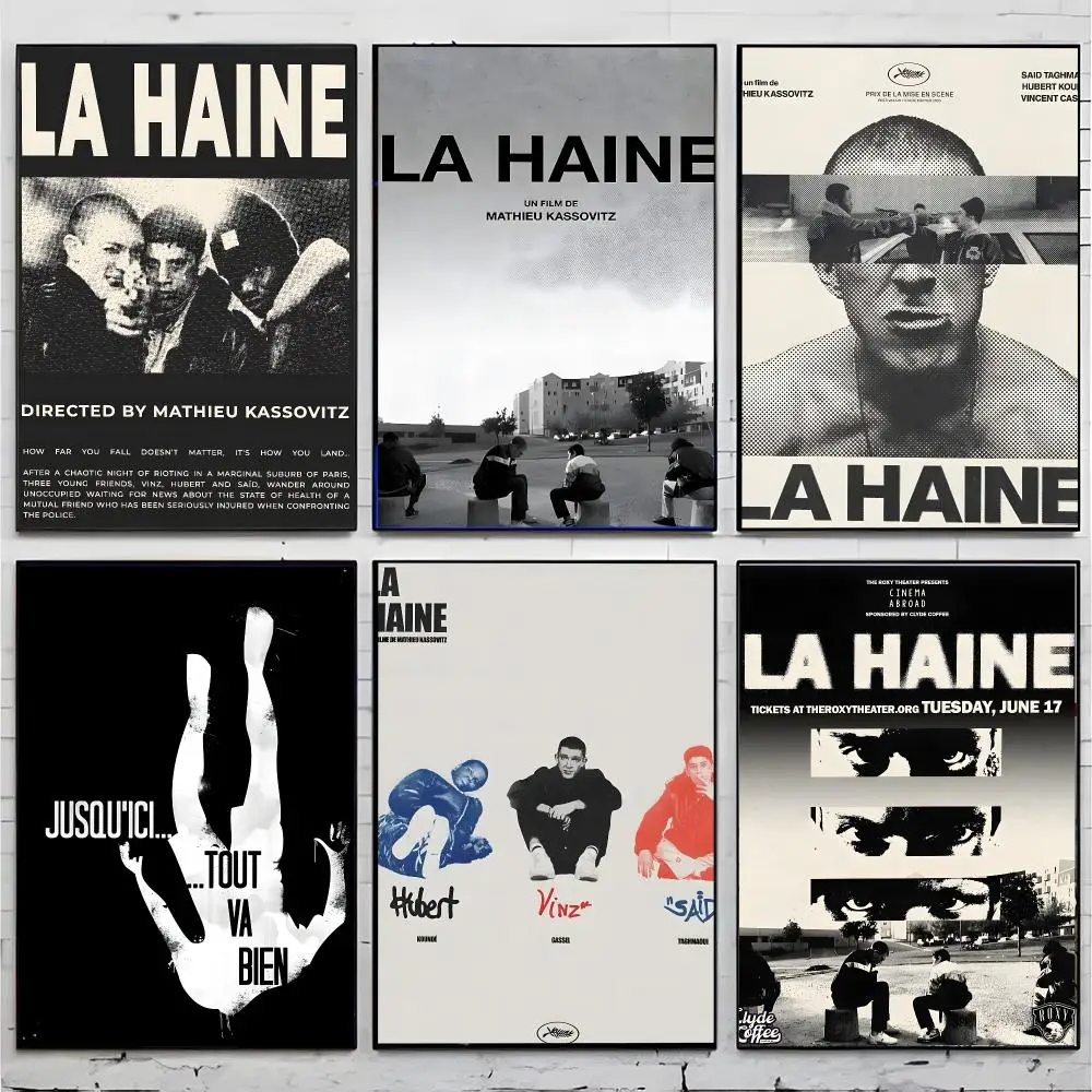 film drama social critique L-La Haine Poster Premium Decor Art & Gift for Household Lounge Home Ornaments