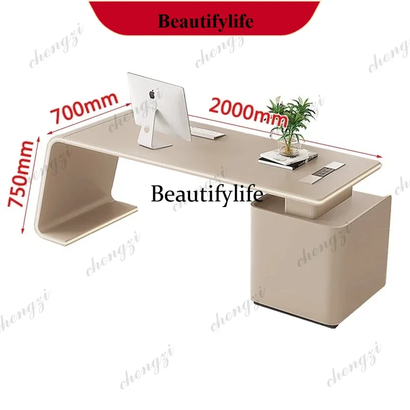 

YL Pliante Office Table Gaming Table Motion Study Room Desks Gaming Desk Computer Desk Modern Luxury LED Lamp Computer Desks Tab