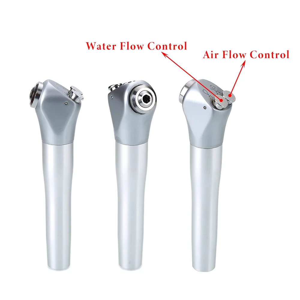 Dental Triple Syringe Handpiece with 2 Nozzles Tips 3 Way Air Water Spray Syringe for Dental Unit Chair Accessories