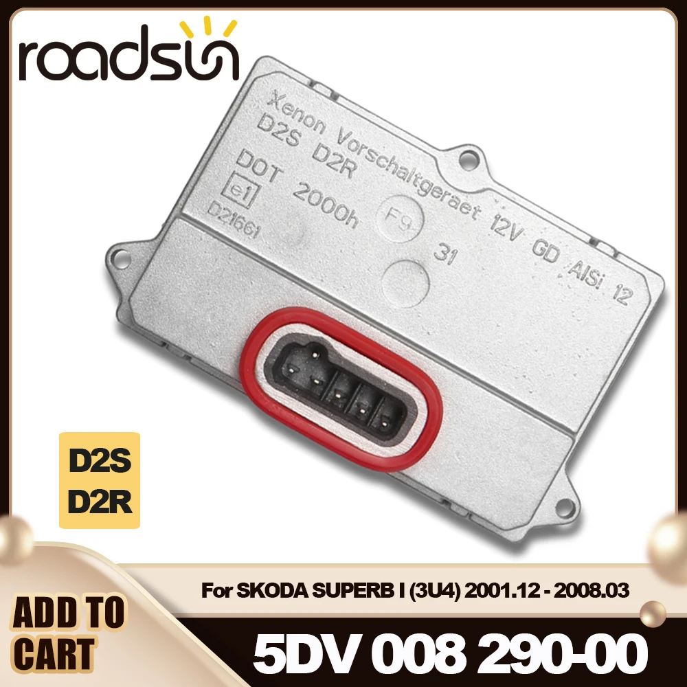 HID Ballast 5DV 008 290-00 5DV008290-00 5DV00829000 Car Control Block Unit Xenon D2S D2R For Skoda SuperB I (3U4) 2002-2006 2007