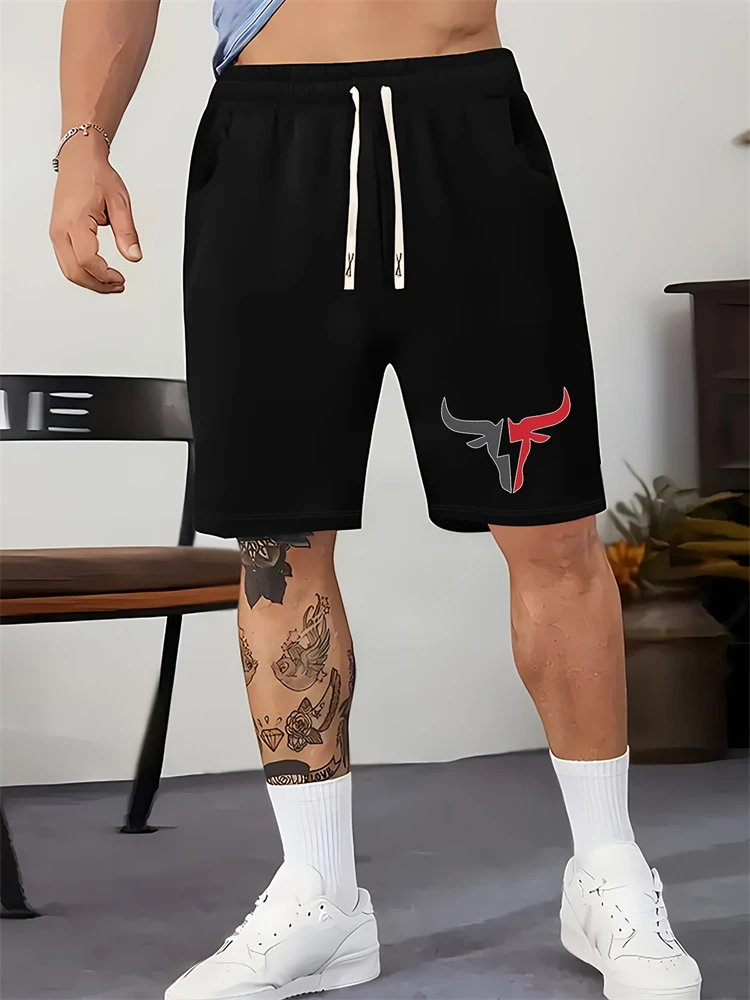 الرجال الربيع/الصيف السراويل الرياضية رياضة القلنسوة نمط عارضة السراويل الرياضية تشغيل مريحة فضفاضة تنفس 5/10 السراويل