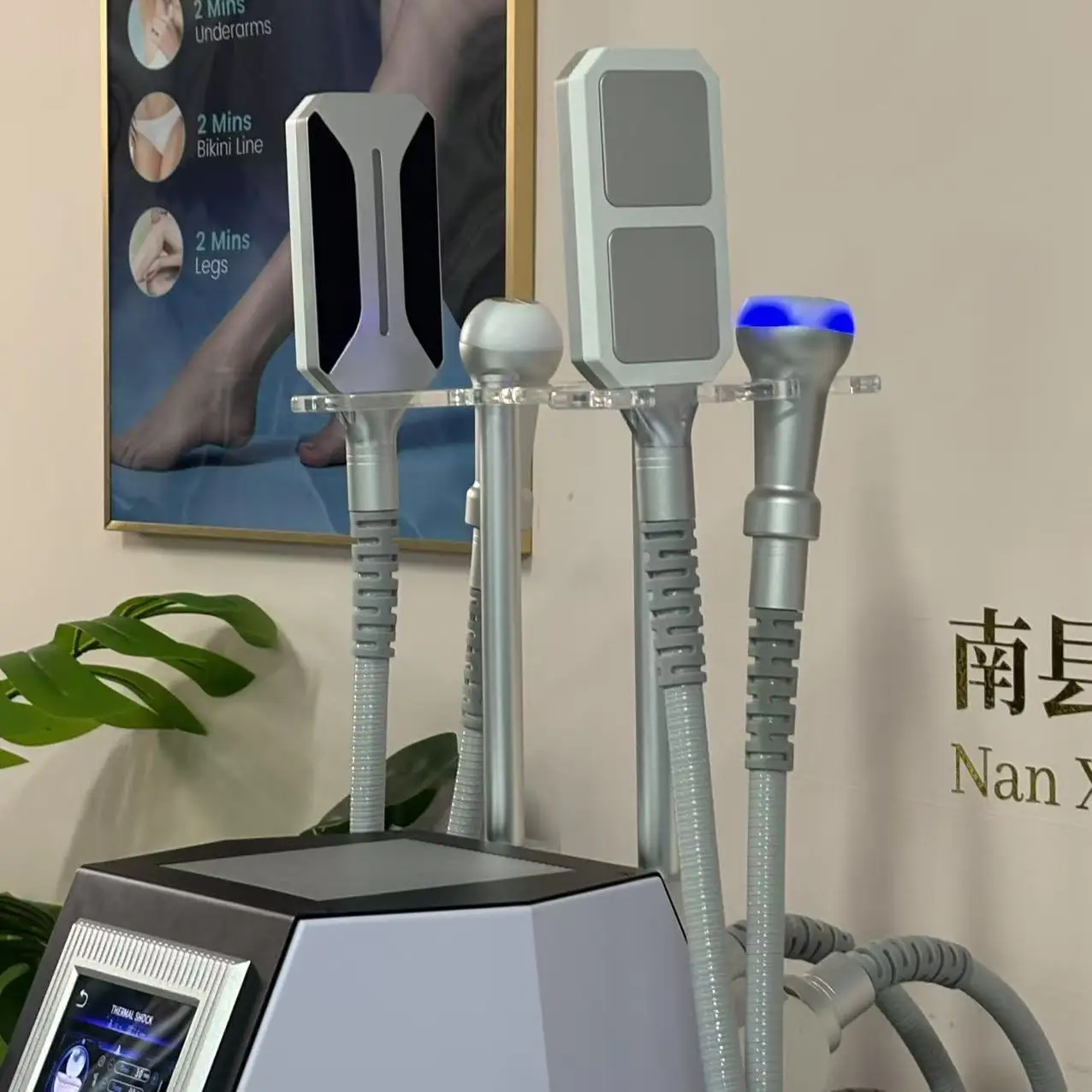 

Cool Tshock 4 Handles Cryo Ems Plates Pads Sculpting Machine Cryoskin Skin Lifting Cool Freeze Fat Burning Device for Slimming