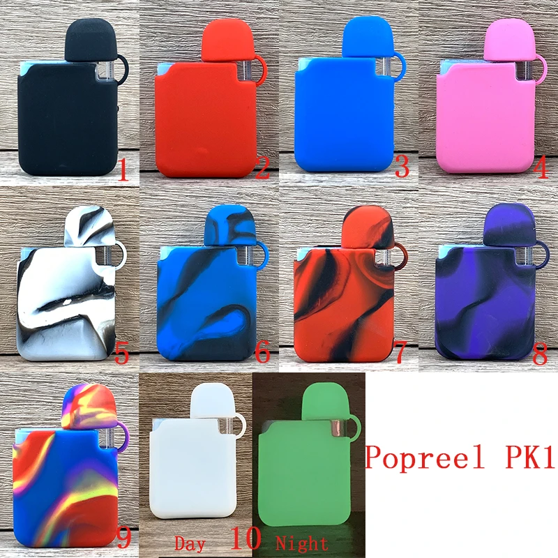 Nueva funda protectora de silicona suave para Popreel PK1 sin cigarrillo electrónico, funda protectora de goma, envoltura de piel, 1 piezas