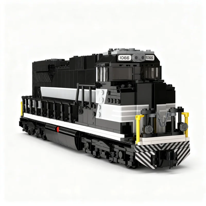 

2073PCS MOC Railway Train Norfolk Southern Emd Sd70ace York Central Heritage Unit Model Building Blocks DIY Assembly Gift Set