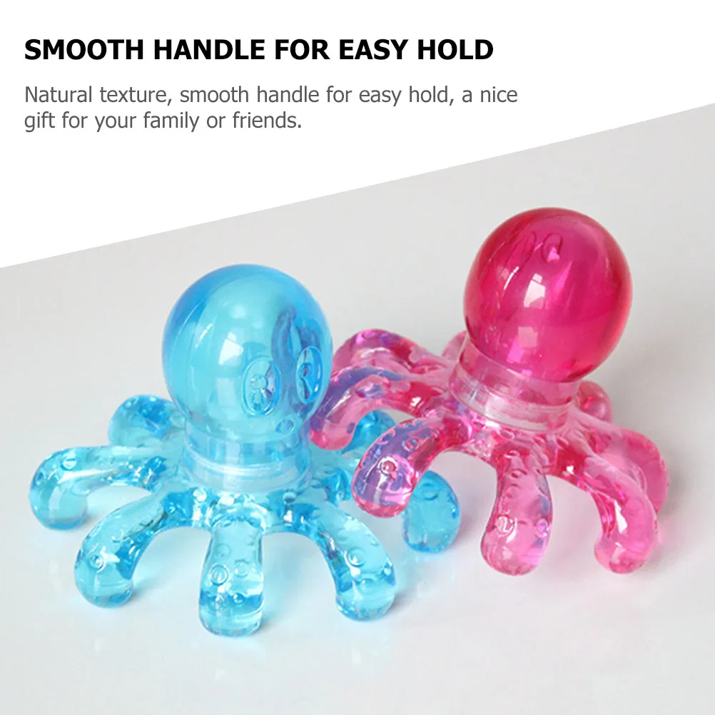 

2 шт., массажный осьминог, профессиональный скребок для головы, уход за волосами головы, портативный массажер, инструмент, бытовой аксессуар для волос для релаксации