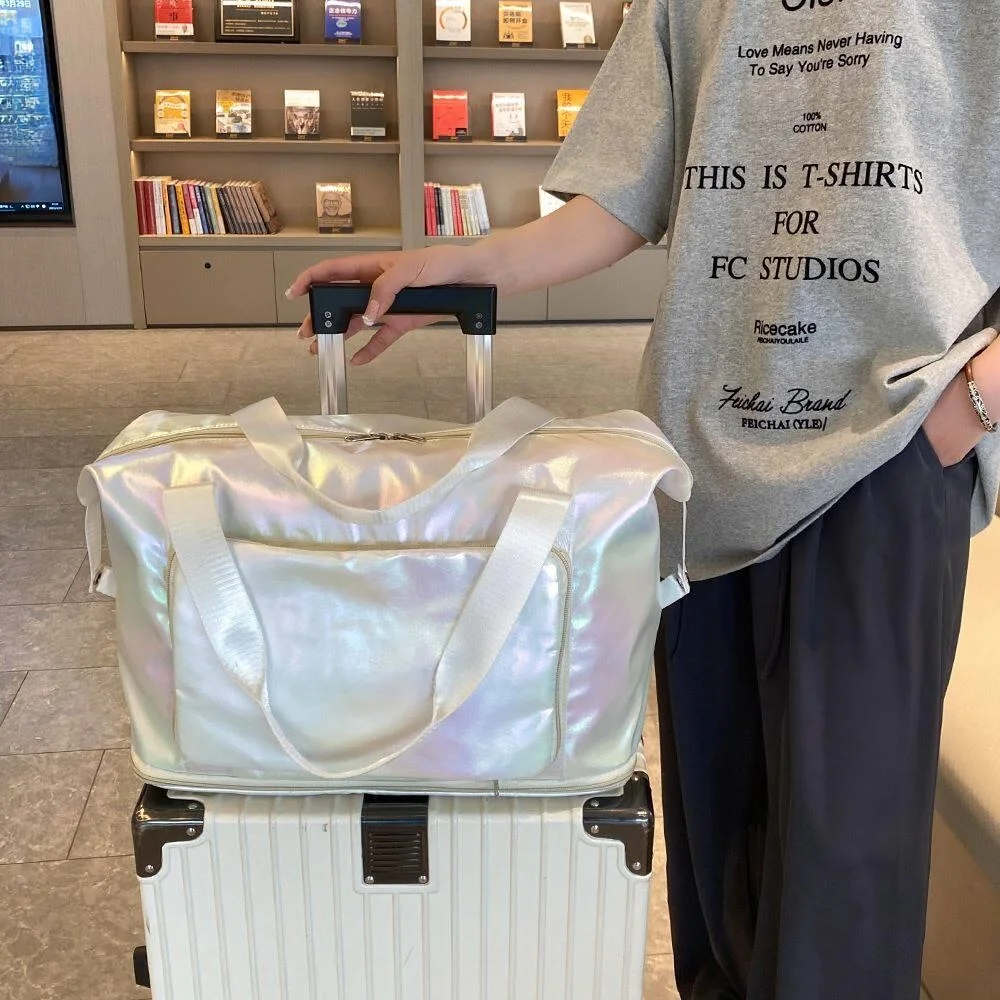 lightweight-large-capacity-short-trip-travel-bag-women's-handbag-fitness-sport-luggage-storage-bag-for-business-trips