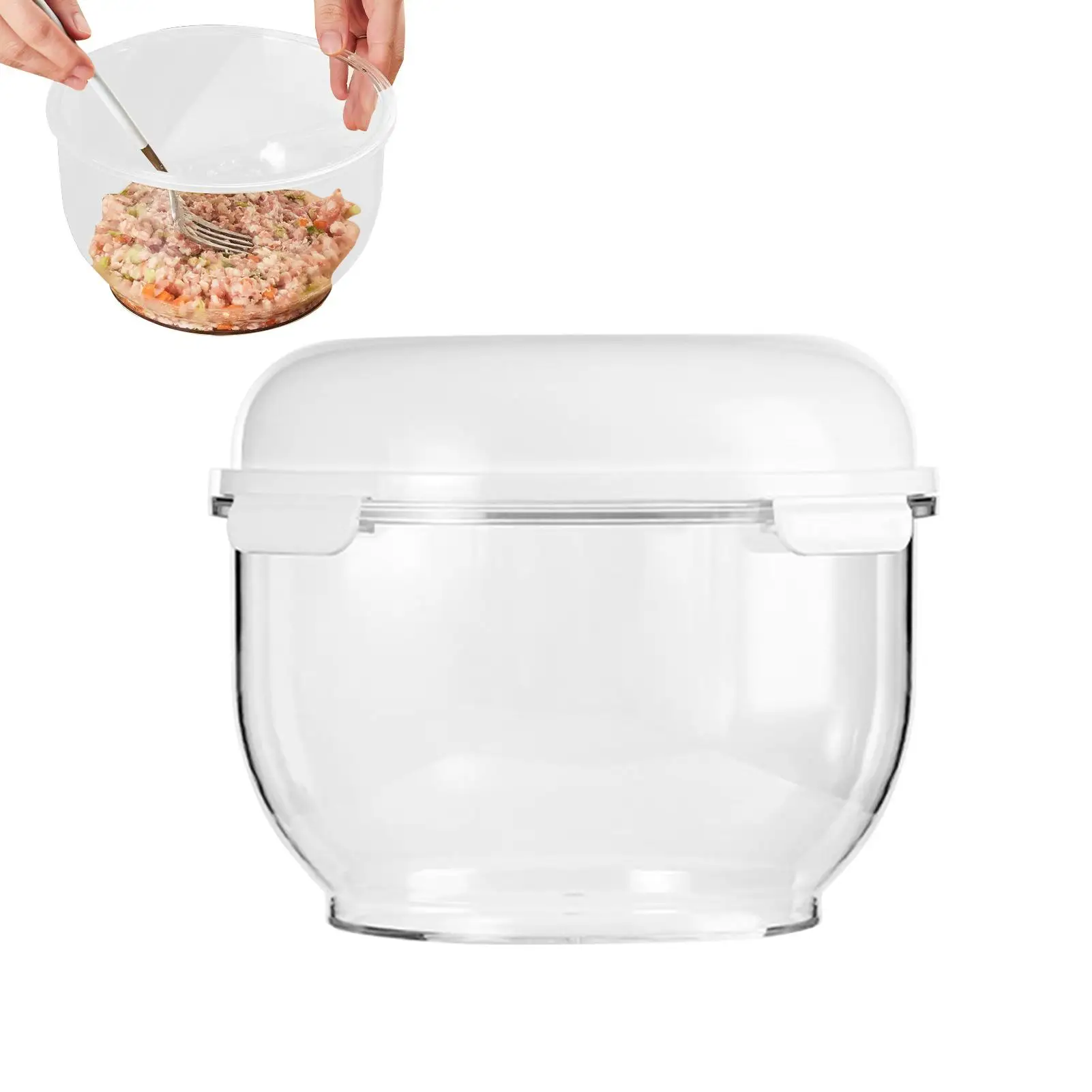 Dough Proofing Box With Measurement Marks Nonstick Rising Container With Lid Transparent Bread Baking Kit Food Storage Organizer