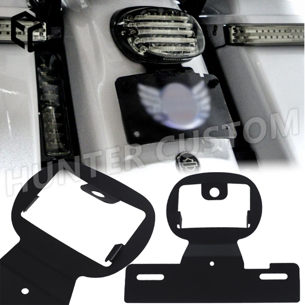 

For Harley Davidson 2014-2024 FLHTK FLTRK Series Motorcycle License Plate Bracket/Holde Anti-rust isolation