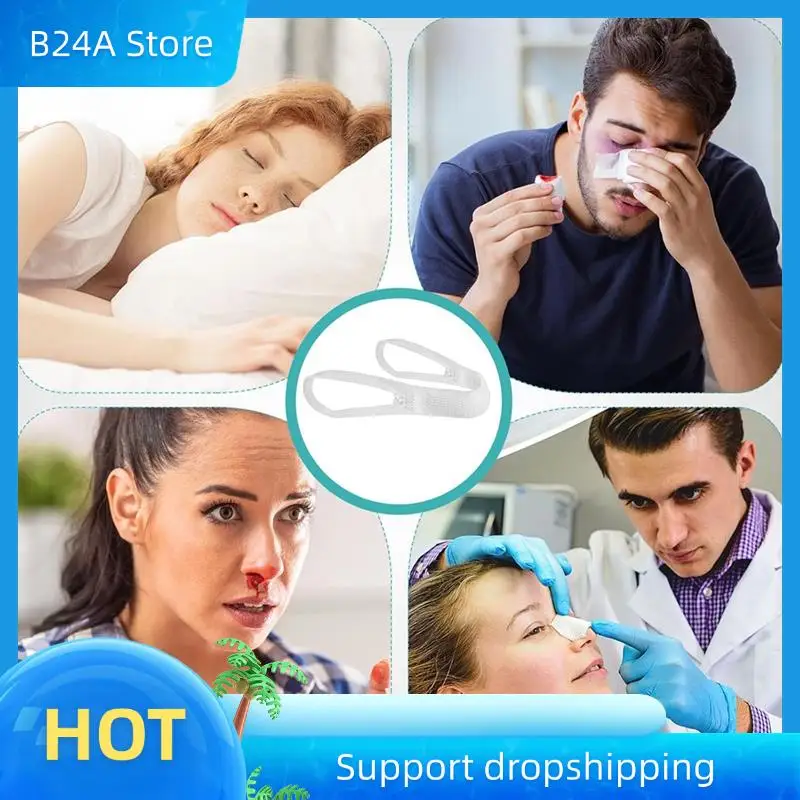 

B24A 30 Pcs Elastic Nose Bandage For Surgery Dressing Nasal Surgery Bandages Recovery Supplies