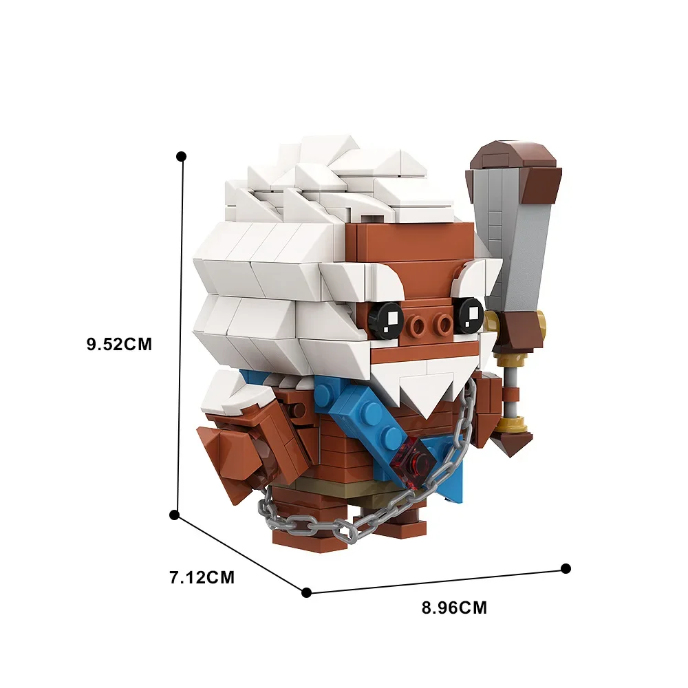 Nouveau Moc figurines d'anime Brickheadz personnages modèles blocs de construction jeu figurines d'action briques jouets cadeaux d'anniversaire