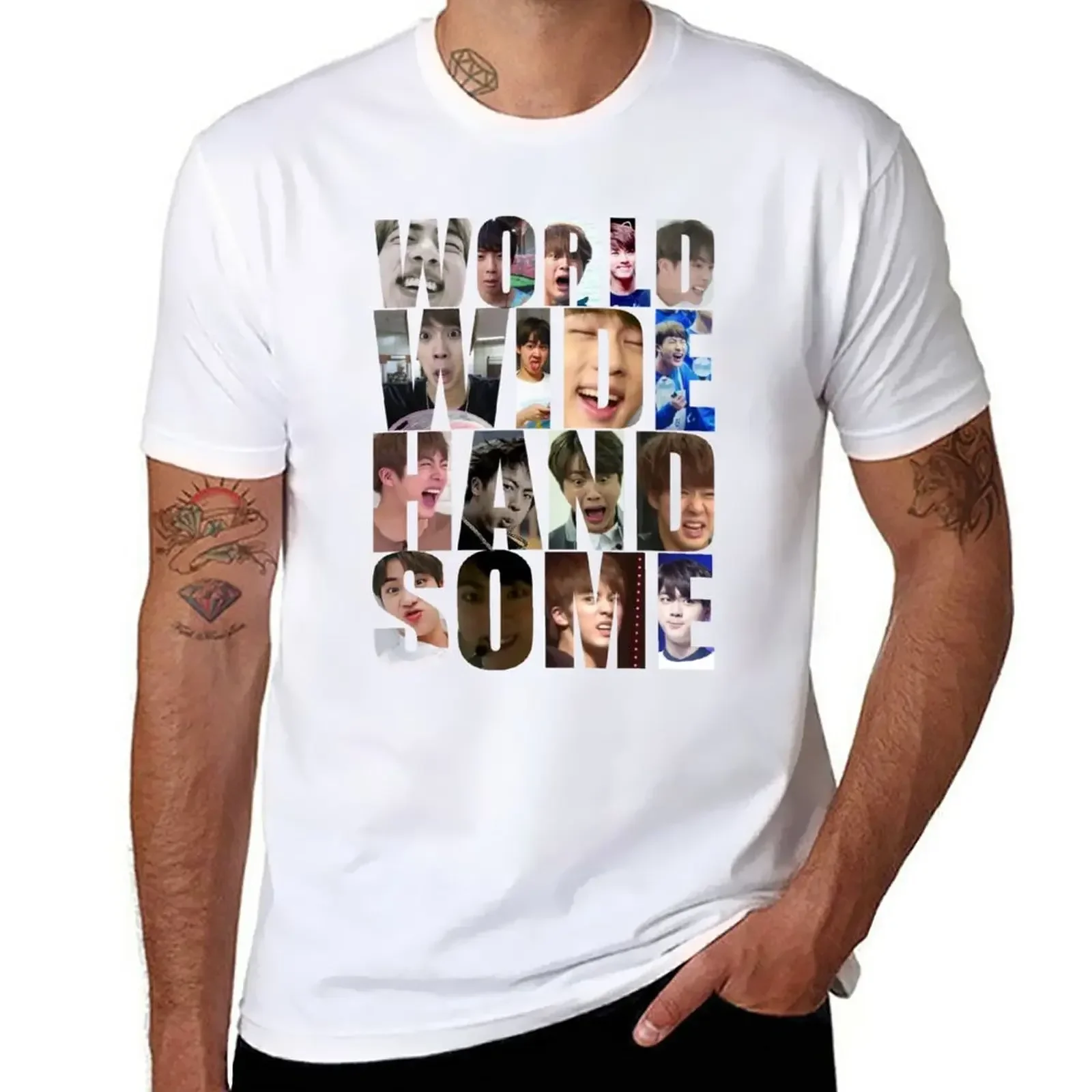 Worldwide Handsome T-Shirt for a boy plus sizes Men's t-shirt