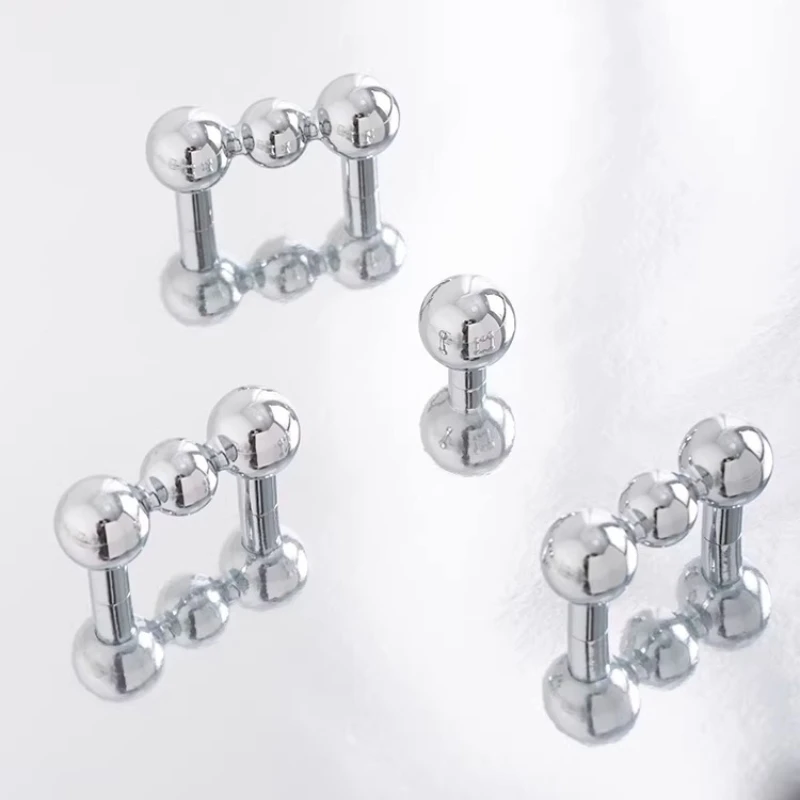 Bedroom Brass French Silver Wardrobe Door Handle Furniture Handles Cabinet Door Shoe Cabinet Drawer Kitchen Brass Small Handles