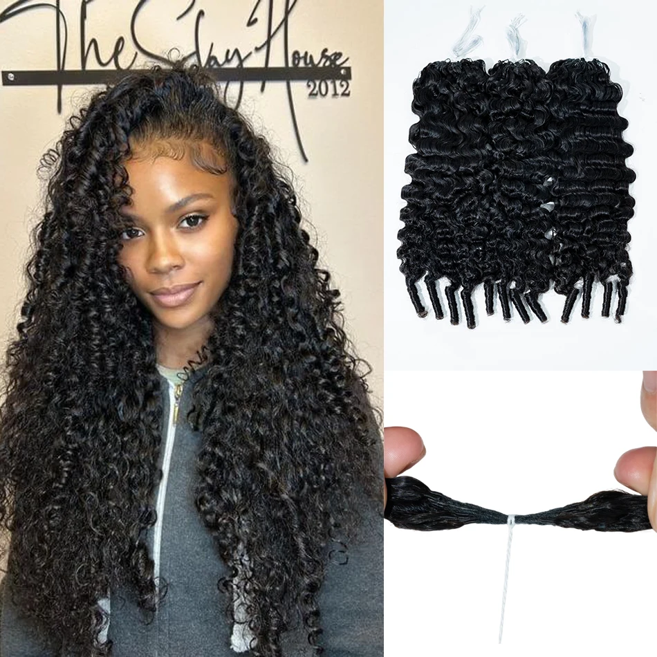 

Натуральные кудрявые волосы бирманского происхождения для плетения кос, легкие, мягкие, как перья, для крючкового плетения, 100% человеческие волосы, высокое качество, для женщин