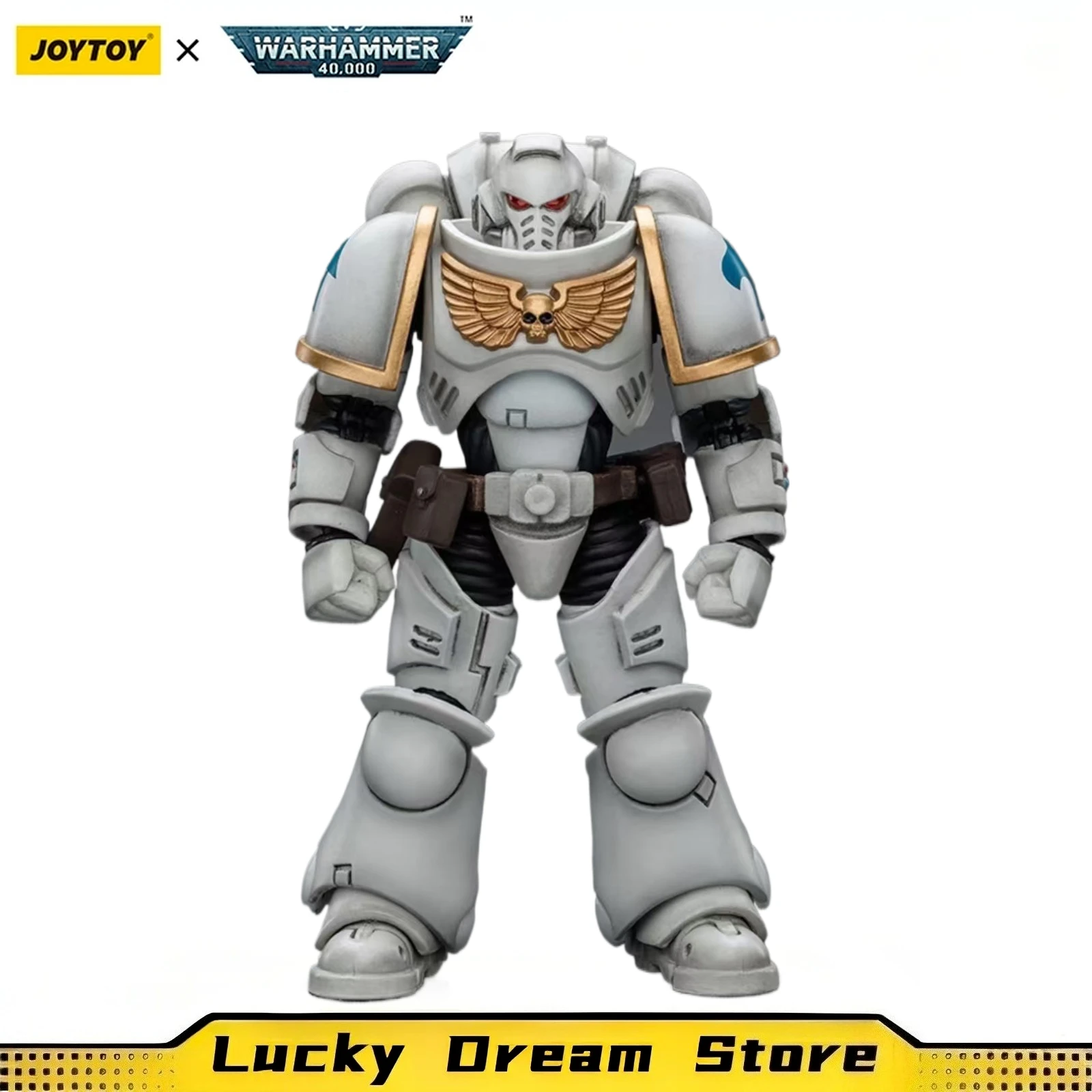 

【JOYTOY】1/18 Фигурка Warhammer 40K Space Marines White Consuls Intercessors 1 Игрушечная модель
