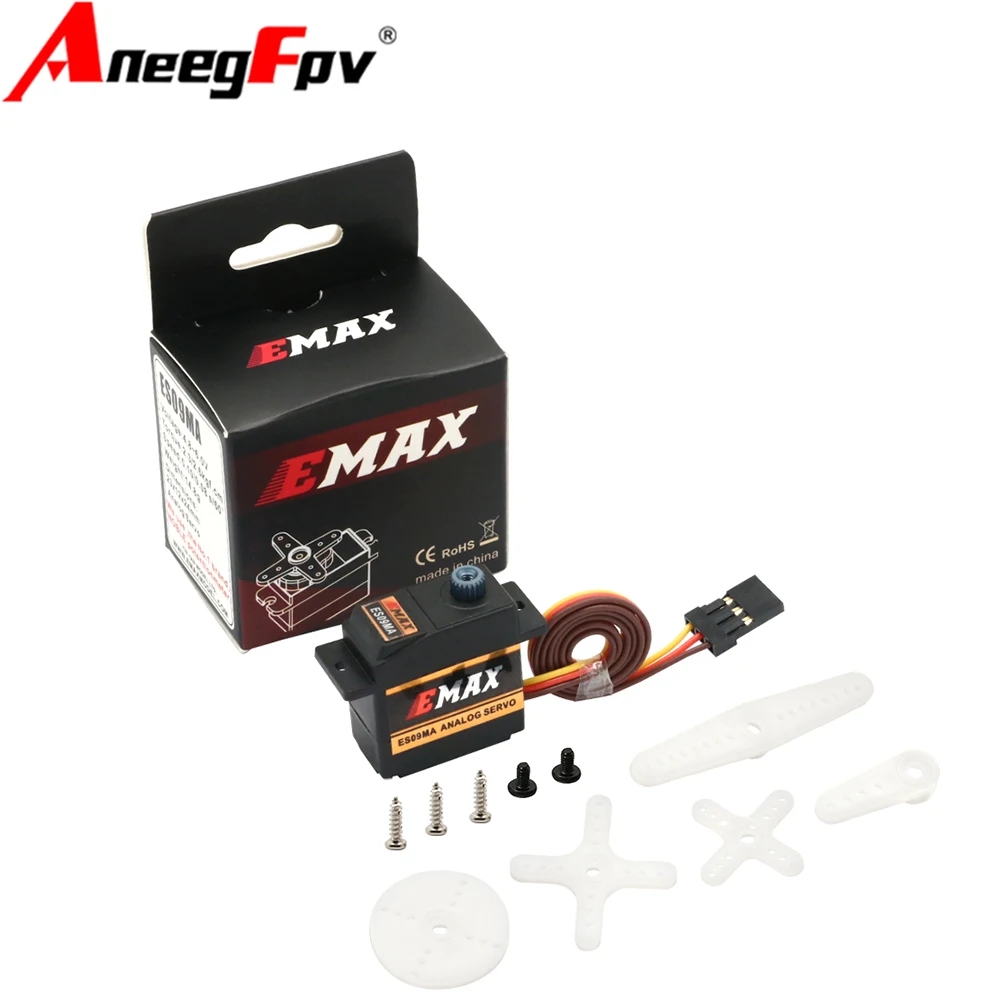 EMAX ES09MA Metal Analog Specific Swash Servos for 450 Helicopter Tail better than Emax ES08MA