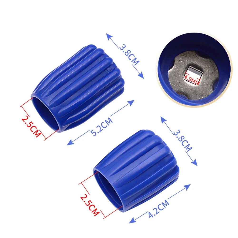 Colorful Scuba Diving Tank Cylinder Valve Knob Handwheel Pressure Reducing Valve Switch Knob Replacement Maintenance Accessory
