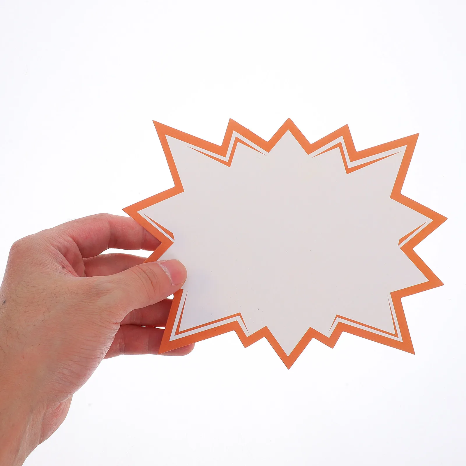 100Pcs Blank Paper Display Tags White Retail Sale Price Labels Garage Sale Yard Pricing Signs Price Signs Blank Retail Tags