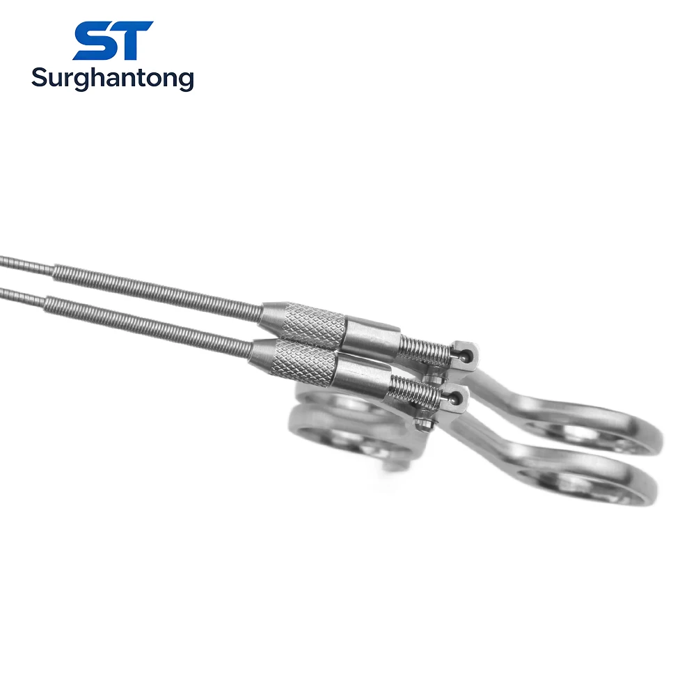 Medizinische chirurgische flexible Endoskop-Zangen und -Scheren (Φ1.3mm, Φ1.6mm, Φ2mm, 230mm, 415mm, 580mm) für Veterinär-Urologie, Zystoskopie und Ureteroskopie – Detail 6