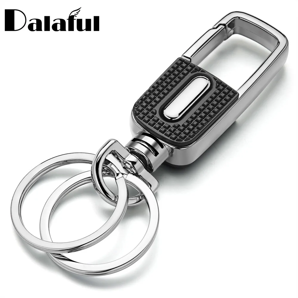 Fashion Metal Keychain Waist Car Luxury Key Chain Ring Holder Pendant  Men Women Waist Creative Gifts Simple Keyring K433