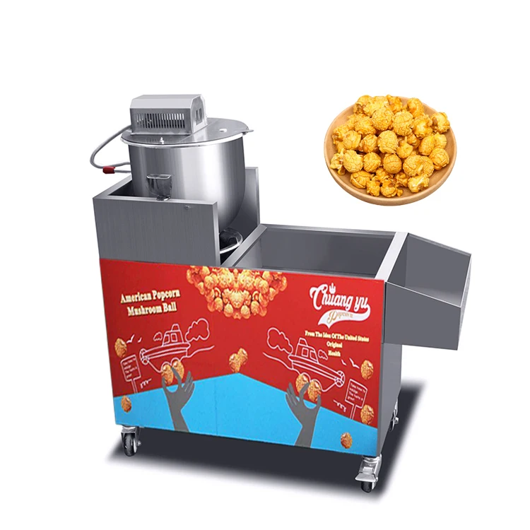 

Stainless Steel Machinary Scoop Popcorn Industrial Popcorn Making Machine