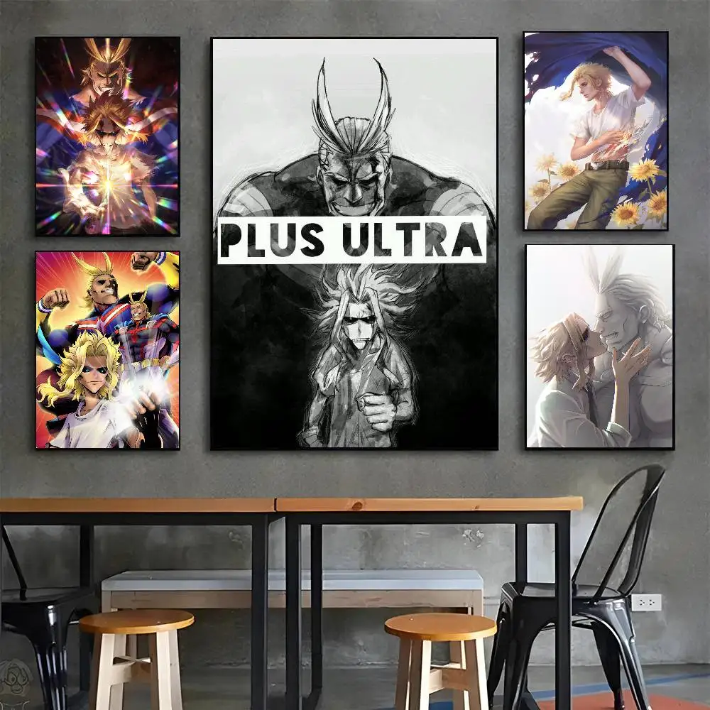 My Hero Academia All·Might Home Decoration Painting, Poster Wall Art Wall, Art Decoration Self-adhesive