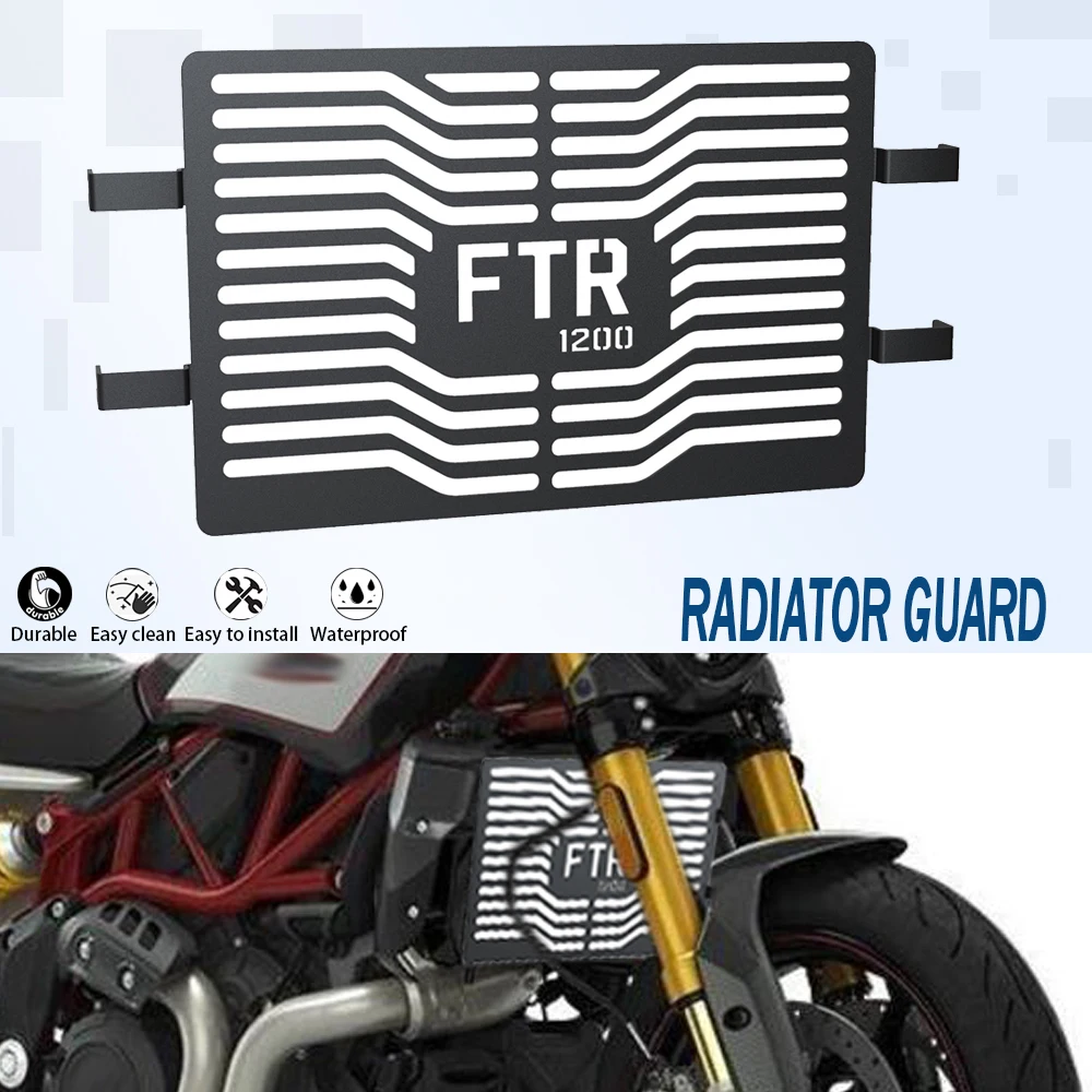 

2023 2024 2025 FOR INDIAN FTR 1200 FTR1200 SPORT/RALLY/CARBON Motorcycle Accessories Radiator Guard Protector Grille Grill Cover