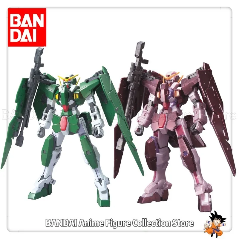 In Stock Original Bandai HG00 Kidou Senshi Gundam 00 GN-002 Gundam Dynames /Trans‑Am Mode Gloss Injection Ver. Requires assembly